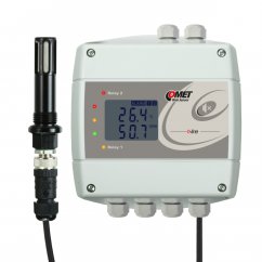 Snímač teploty a vlhkosti Comet H3531P s výstupom Ethernet a relé