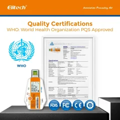 Elitech LogEt-1 disposable temperature data logger with display