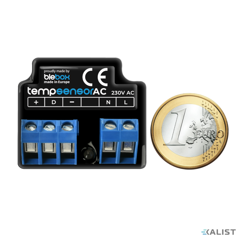 WiFi teploměr pro čtyři sondy blebox AC