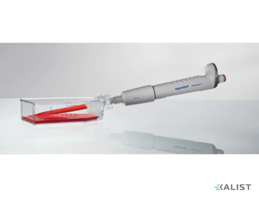 Laboratórna pipeta Eppendorf Reference 2, nastaviteľná 2 - 20 µl (žlté - 200 µl špičky)