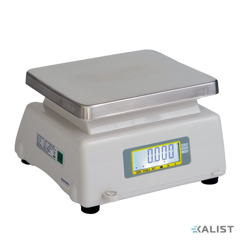Kuchynská váha T-Scale T28 oficiálne certifikovaná - Maximálna váživosť: 25 kg, Vážení v dvoch rozsahoch: 15 kg / 25 kg
