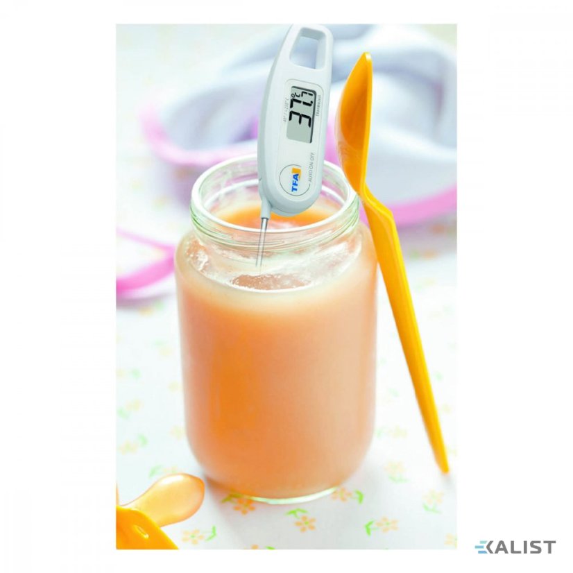 Teploměr TFA 30.1047.02 se sklápěcí vpichovací sondou a HACCP