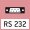 RS-232 - konektor pre pripojenie tlačiarne alebo PC