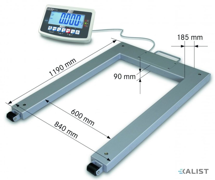 Paletová váha Kern UFB, ověřitelná