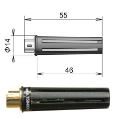 Priestorová teplotná sonda 200-80/M - MiniDin