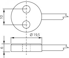 Teplotní sonda Pt1000TG7/C - CINCH