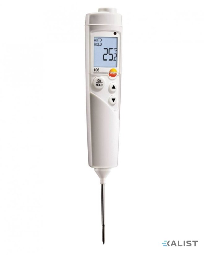 Vpichovací potravinářský teploměr Testo 106 s TopSafe IP67