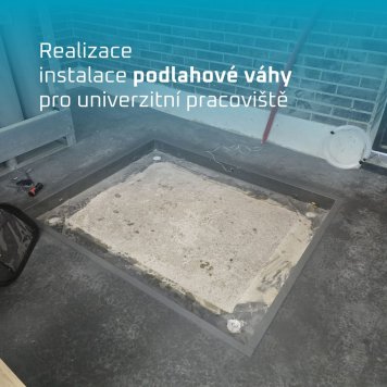 Realizácia inštalácie podlahovej váhy Kern | Kalist