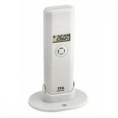 Wireless temperature and humidity sensor TFA 30.3303.02 for WeatherHub
