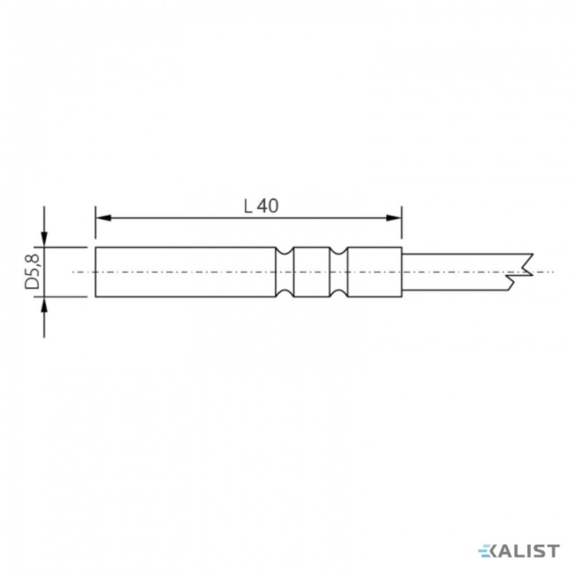 Teplotní sonda Pt1000TG8Ex/E do Ex prostředí (Zóna 2 a 22) - ELKA