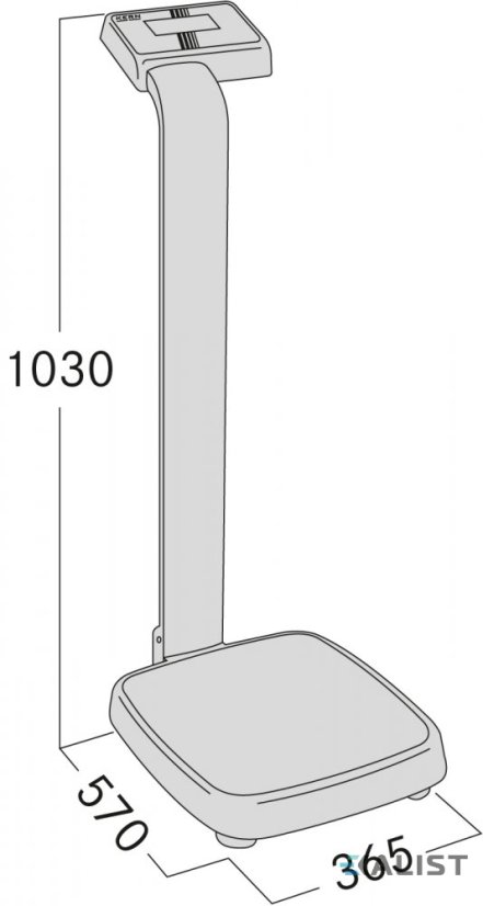 Osobní váha KERN MPE 250K100PM