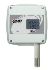 Comet T6640 PoE teplomer, vlhkomer a detektor CO2 s výstupom Ethernet