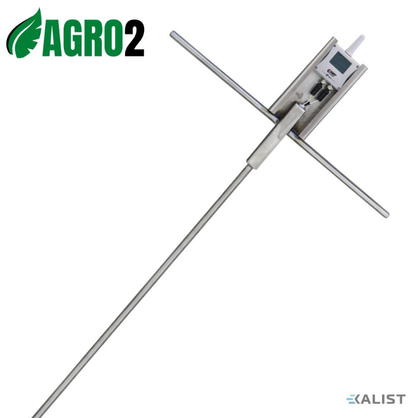 Bezdrátový vpichový teploměr AGRO2 s displejem - 2 metry