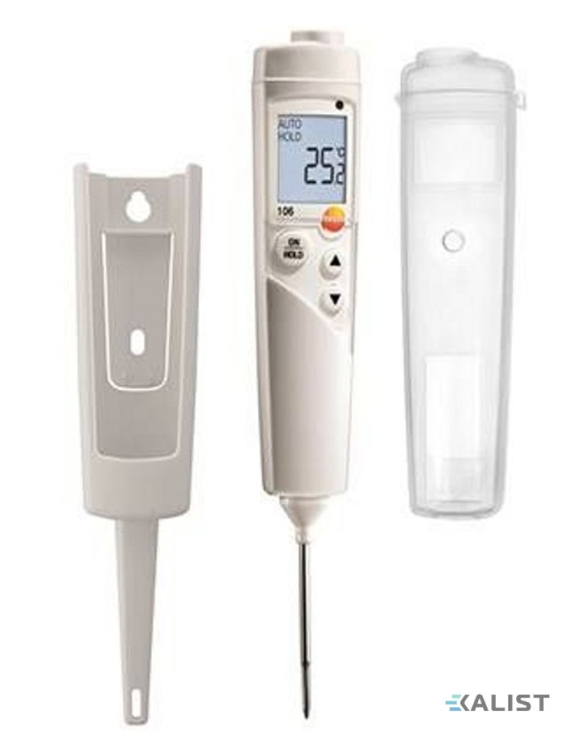 Vpichovací potravinářský teploměr Testo 106 s TopSafe IP67