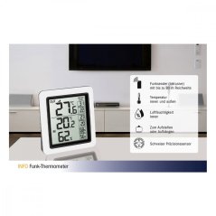 Bezdrátový teploměr s vlhkoměrem TFA  INFO 30.3065.02