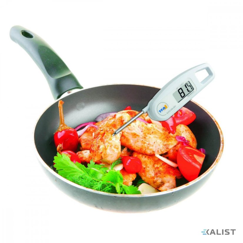 Teploměr TFA 30.1047.02 se sklápěcí vpichovací sondou a HACCP