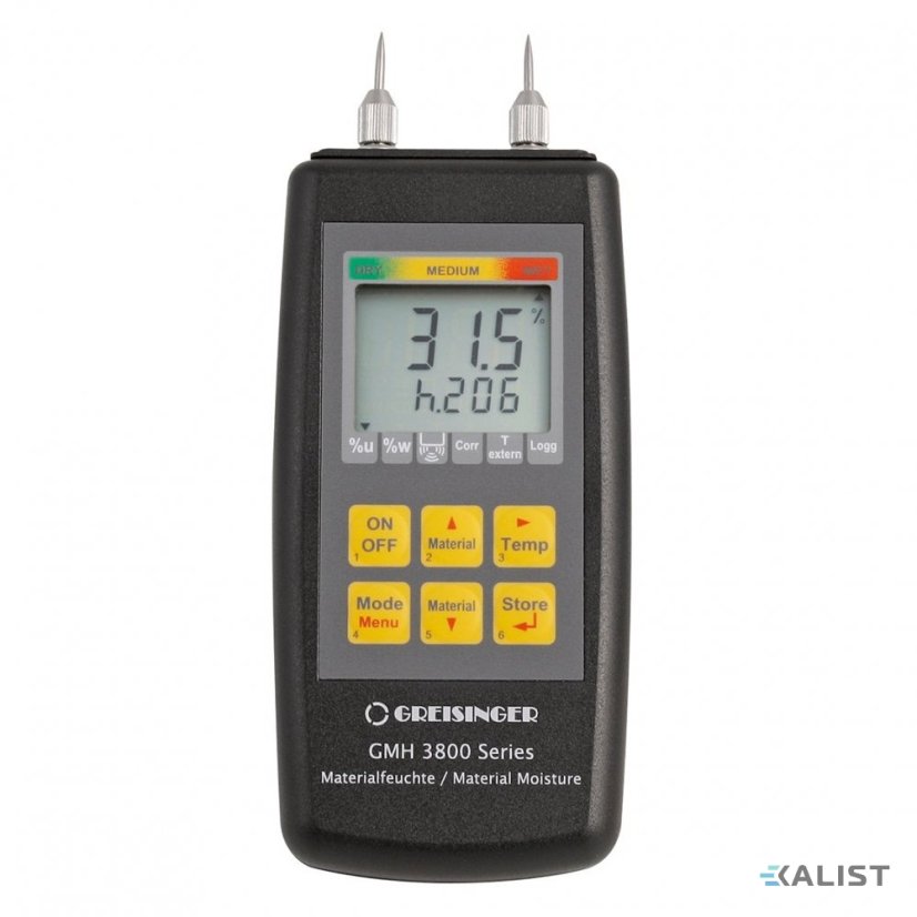 Měřič vlhkosti materiálů Greisinger GMH 3810
