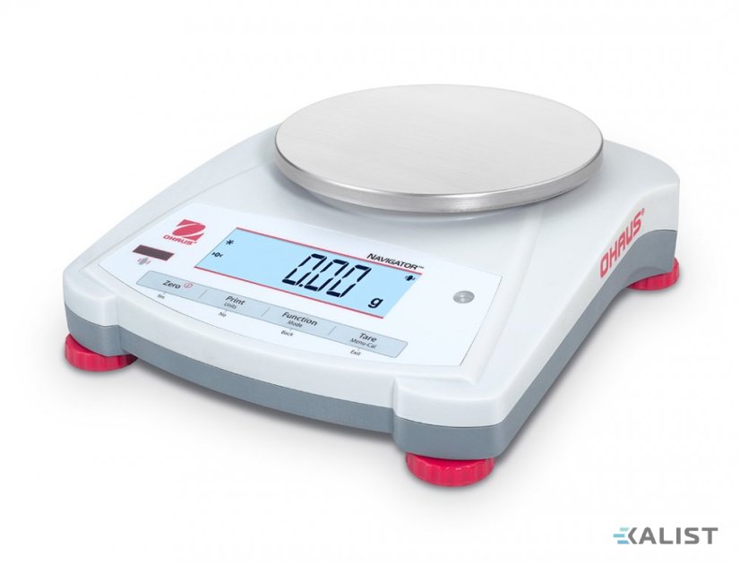 Laboratórna váha OHAUS NAVIGATOR™ NV - Maximálna váživosť: 420 g, Rozlíšenie - hmotnosť (dielik): 0,01 g, Rozmery vážiacej plochy: Ø 145 mm