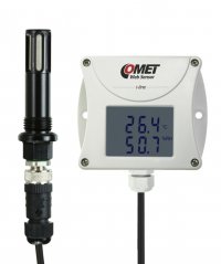 Webový senzor Comet T3511P teploty, vlhkosti s tlakovou sondou a výstupom Ethernet