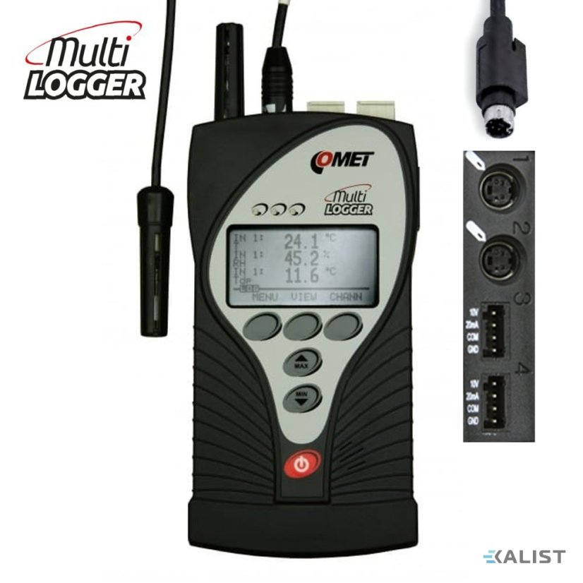 Multilogger teploty, vlhkosti s barometrem Comet M1321