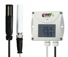 Webový senzor Comet T6541 teploty, vlhkosti a CO2 s výstupom Ethernet