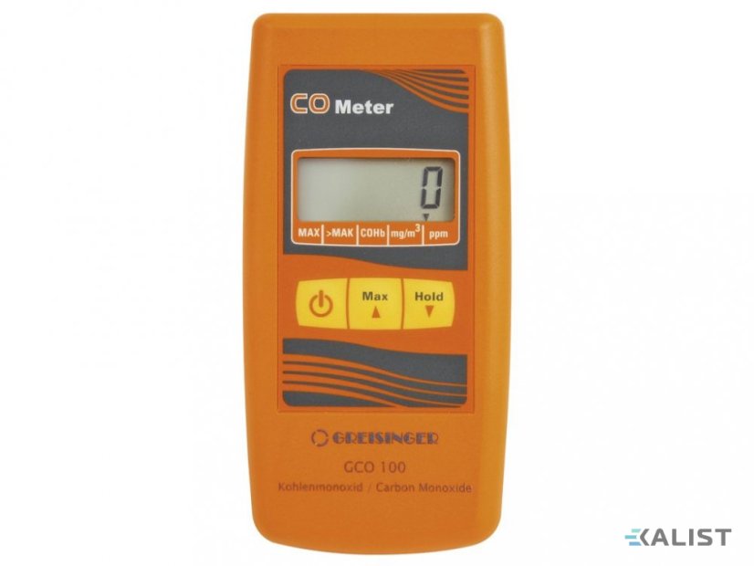 Merač oxidu uhoľnatého (CO) Greisinger GCO 100