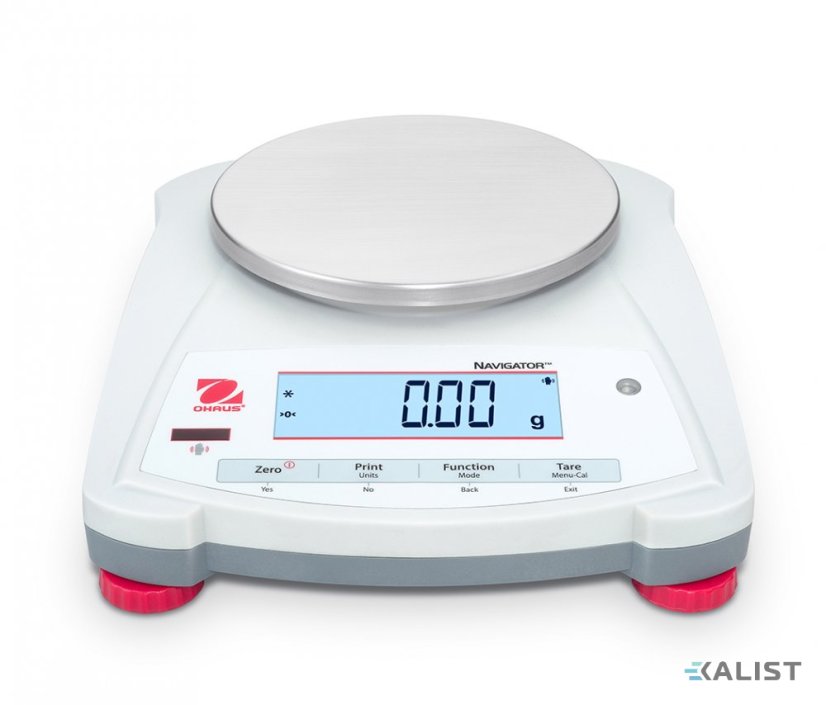 Laboratórna váha OHAUS NAVIGATOR™ NV - Maximálna váživosť: 420 g, Rozlíšenie - hmotnosť (dielik): 0,01 g, Rozmery vážiacej plochy: Ø 145 mm