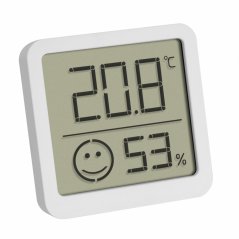 Digitální teploměr s vlhkoměrem TFA 30.5053.02 - bílý