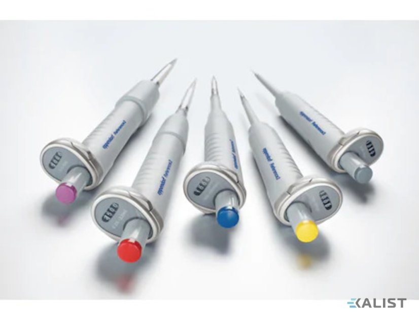 Laboratórna pipeta Eppendorf Reference 2, nastaviteľná 2 - 20 µl (žlté - 200 µl špičky)