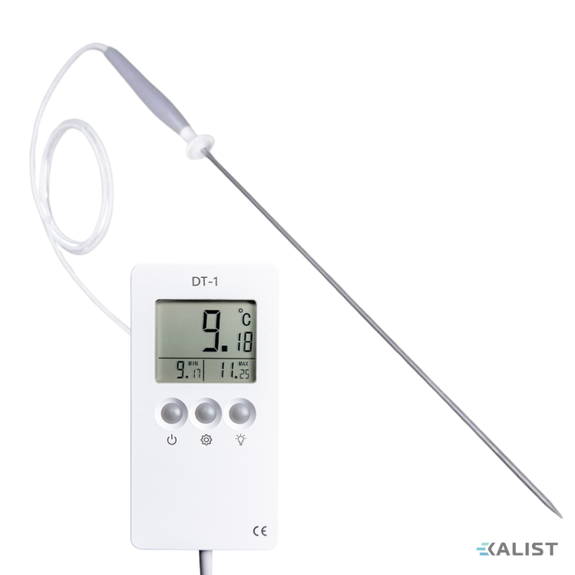 Přesný teploměr DT-1 s vpichovou sondou ST-01-300-P