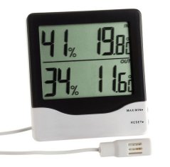 Digitální teploměr s vlhkoměrem a kabelovým čidlem TFA 30.5013