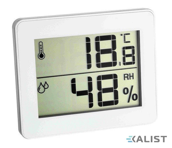 Digitální teploměr s vlhkoměrem bílý TFA 30.5027.02