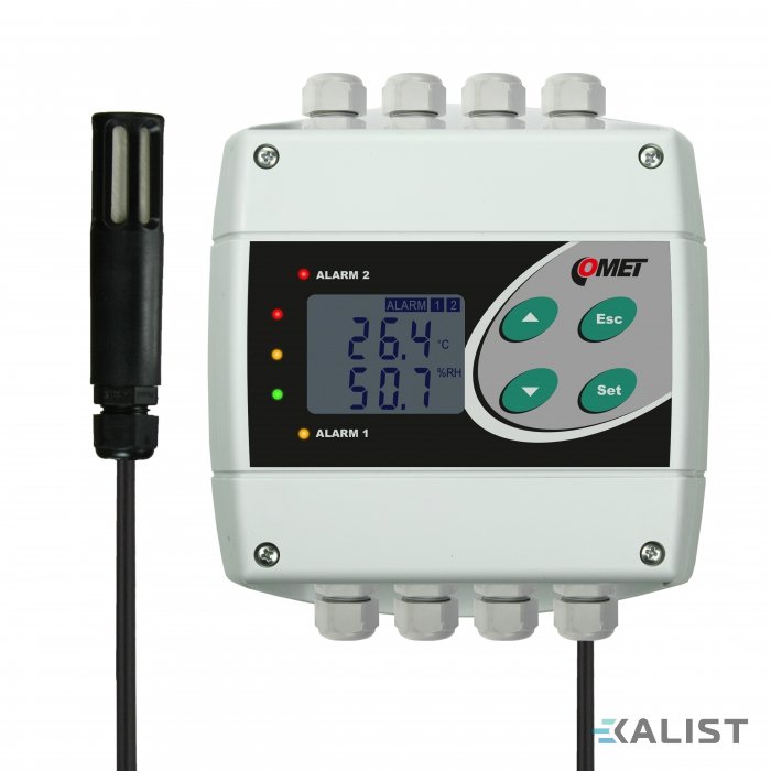 Comet H3431 snímač teploty a vlhkosti a regulátor s výstupom RS485 - Dĺžka kábla sondy: 1 m