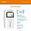 Elitech RC-4HC temperature, humidity data logger with external temperature probe