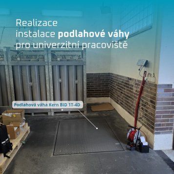 Implementation of the installation of the Kern floor scale | Kalist