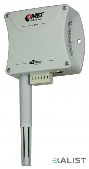 Web Sensor Comet P8652 PoE dvoukanálový snímač s binárními vstupy