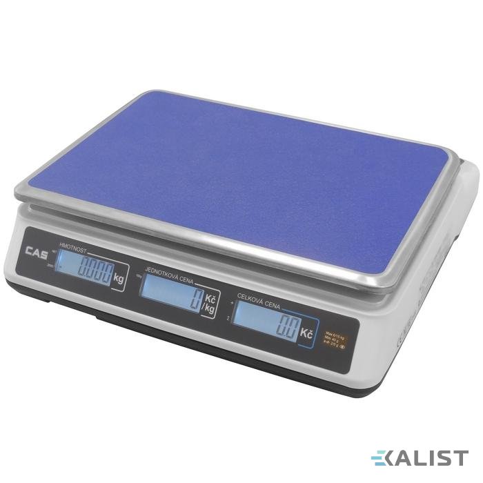 Oficiálne certifikovaný CAS PR-2 v komerčnom meradle - Vážení v dvoch rozsahoch: 3 kg / 6 kg