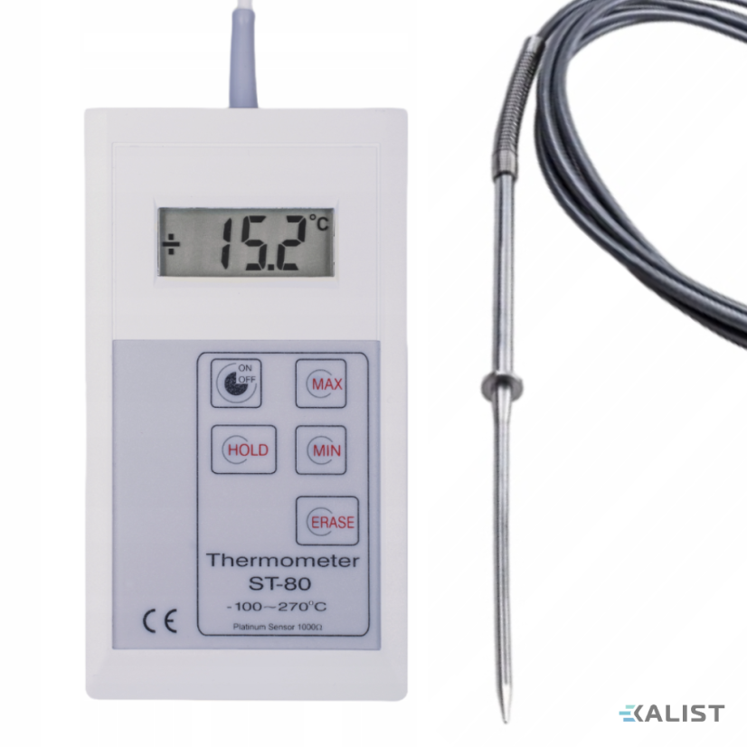 Vpichový teploměr s čidlem ST-80-ST-03 HACCP