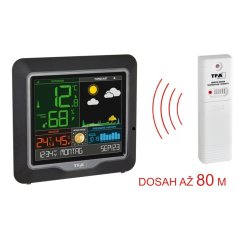 Bezdrôtová meteostanica TFA 35.1150.01 SEASON s farebným displejom