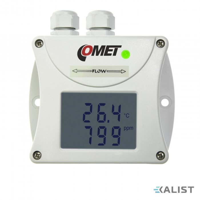 Web Sensor Comet T6445 teploty, vlhkosti a CO2 s výstupem RS485