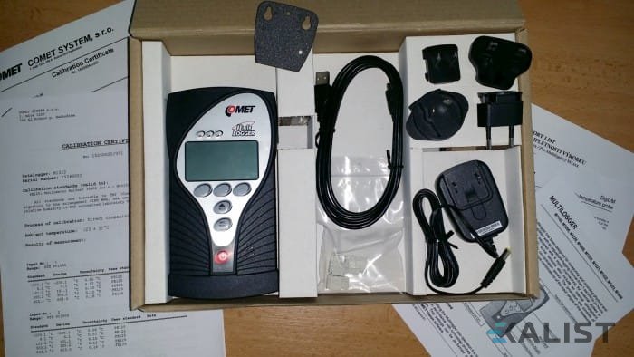 Multilogger teploty, vlhkosti, CO2 s barometrom Comet M1323