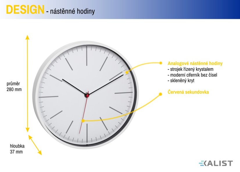 Nástenné hodiny TFA 60.3049.02