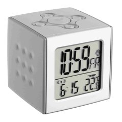 Rádiem řízený budík TFA 60.2517 CUBO s teploměrem