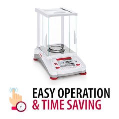OHAUS Adventurer™ Semi-Micro dual-range analytical balance verifiable