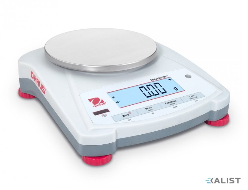 Laboratórna váha OHAUS NAVIGATOR™ NV - Maximálna váživosť: 420 g, Rozlíšenie - hmotnosť (dielik): 0,01 g, Rozmery vážiacej plochy: Ø 145 mm