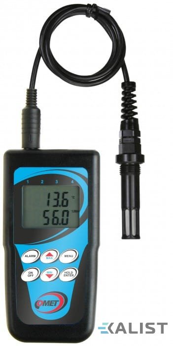 Thermometer, hygrometer Comet C3121P with probe up to 25bar