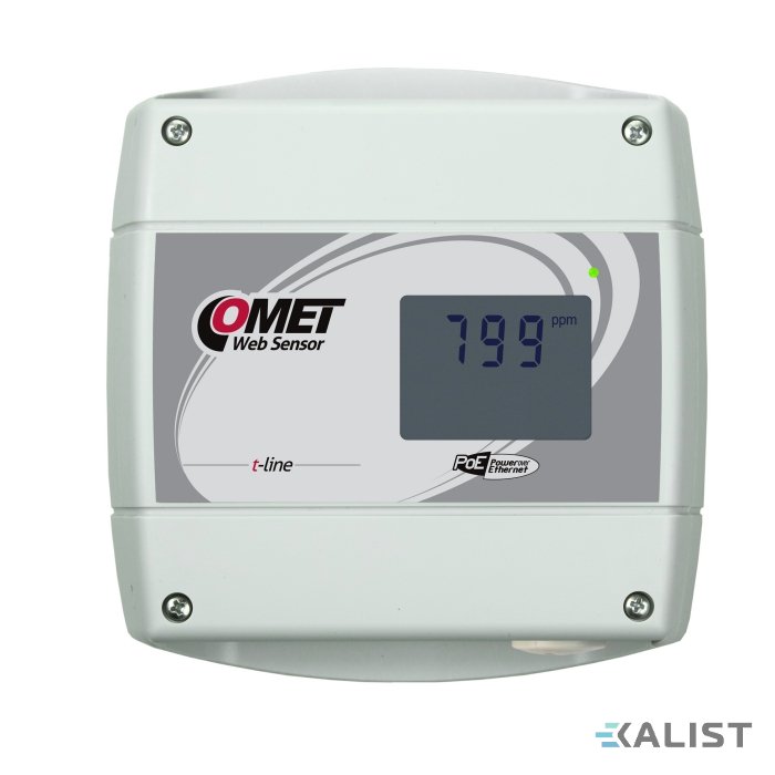 Web Sensor Comet T5640 PoE snímač CO2 s výstupem na Ethernet
