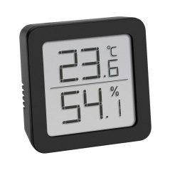 Digitálny teplomer s vlhkomerom TFA 30.5051.01 - čierny