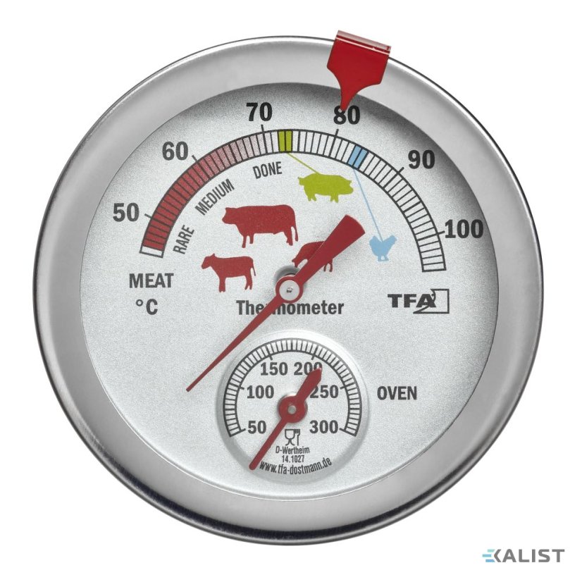 Potravinářský vpichový teploměr TFA 14.1027 - nerezová ocel