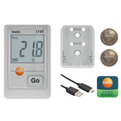 Záznamník údajov o teplote Testo 174 T s USB